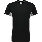 Tricorp 102004 T-Shirt Bicolor Zwart/Grijs maat XXL heren
