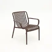 Vita Porto loungestoel Bruin