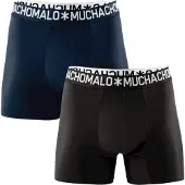 Muchachomalo Heren 2-pack boxershorts effen