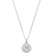 Luxenter Ketting 'Alphabet' wit