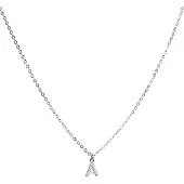 Luxenter Ketting 'Alphabet' wit