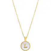 Luxenter Ketting 'Alphabet' wit