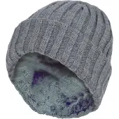Heat Holder Geribbelde wintermuts voor jongens - Pebble Melange