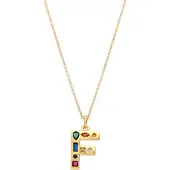 Luxenter Ketting 'Alphabet' gemengde kleuren