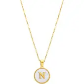Luxenter Ketting 'Alphabet' wit