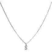 Luxenter Ketting 'Alphabet' wit