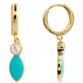 Luxenter Oorbellen 'Rielo' blauw