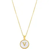 Luxenter Ketting 'Alphabet' wit