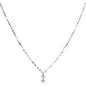 Luxenter Ketting 'Alphabet' wit