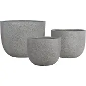 Ptmd Delsey Sand GRC Structure Pot Big Set Of 3