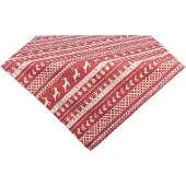 Clayre & Eef Tafelkleed 100x100 cm Rood Katoen Hert