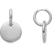Luxenter Oorbellen 'Lieb' zilvergrijs