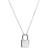 Luxenter 925 Sterling zilveren gerhodineerde halsketting - Imlor