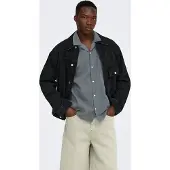 Only & Sons Overhemd 'ONSCAIDEN' grijs