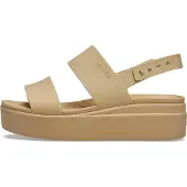 Crocs Platte sandalen BROOKLYN LOW WEDGE dames 39 / 40