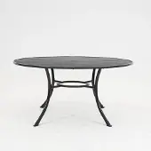 Vita Tafel basic strekmetaal rond d150 antraciet
