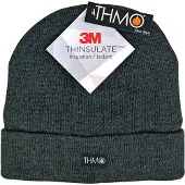 THMO - 3 m Dunsulate thermo warme muts voor heren - Houtskool