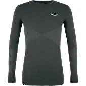 Salewa - Zebru Responsive L/S Tee - Merino-ondergoed XL, grijs