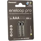 Panasonic eneloop pro 2x AAA 930mAh - 2er Blister (BK-4HCDE/2CP)