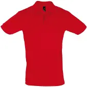 Sols Heren Perfect Pique Korte Mouw Poloshirt (Rood)