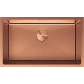 Mexen Trixo roestvrijstalen spoelbak 1-komorige 750 x 440 , koper - 6415751000-65