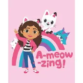 Procos Gabby's Dollhouse fleece deken a meow-zing 100x150 cm