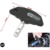 Ks Tools 516.1414, zwart, 3/8 inch, 1 stuk