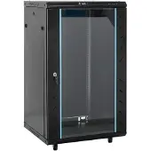 vidaXL Netwerkkast met draaiwieltjes 18U 19" IP20 60x60x100 cm