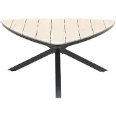 Garden Impressions Tulli tuintafel 170x170 cm driehoek - light teak vironwood