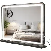 OEM Spiegel met LED-lampen en opbergruimte - 80x57 cm