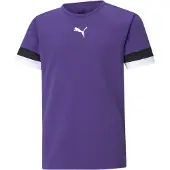 Puma junior voetbalshirt paars/zwart Sport t-shirt Jongens/Meisjes Polyester Ronde hals - maat 116