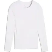 Puma teamLIGA26 Baselayer Tee LS Jr White