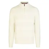HECHTER PARIS Trui 'ZIP TROYER' offwhite