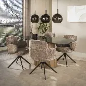 Hoyz Collection eetkamerstoel flex - 63x64x83 cm set van 2