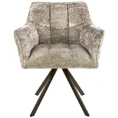Hoyz Collection eetkamerstoel raster - 60x63x81 cm set van 2