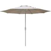 Madison Bali ronde luxe stokparasol Ø300 cm. - Clay/Champagne
