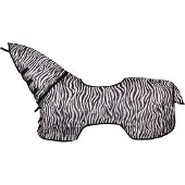Horka Anti-vliegen Rijdeken Met Hals Zebraprint Maat 135/185
