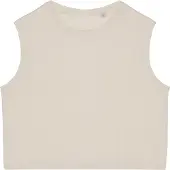Native Spirit NS342 Ecologisch cropped mouwloos dames-T-shirt
