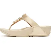 FitFlop Lulu ultra-jewel metallic toe-post sandals