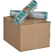 Knapzak Vuilniszakken Geperforeerd | Sluitlint | MDPE | Transparant | 23 Micron | 400 liter (84 zakken)