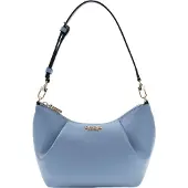 GUESS schoudertas Amorette Shoulder Bag Light Blue Lichtblauw