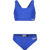 Hummel Sportieve badmode 'JR Solid' ultramarine blauw / wit