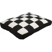 Laroy Cozy Block hondenkussen zwart/wit S