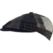 Horka Zes-panelen baret Patchwork
