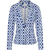 Ichi Blazers 'KATE' blauw / wit