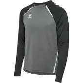 Hummel Sportsweatshirt 'Lead 2.0' grijs / zwart / wit