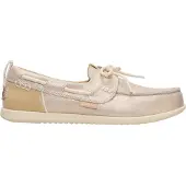 HeyDude Loafers Dames Zilver Imitatieleer Size 39