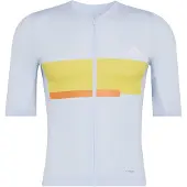 Adidas Functioneel shirt 'Tempo Neo Heritage' lichtblauw / geel / oranje / wit