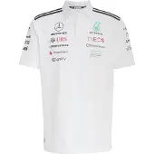 Adidas Functioneel shirt 'Mercedes - AMG Petronas Formula One Team' lichtblauw / rood / zwart / wit