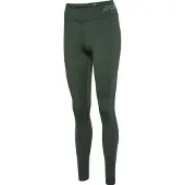 Hummel Sportbroek 'TE FUNDAMENTAL' olijfgroen / wit